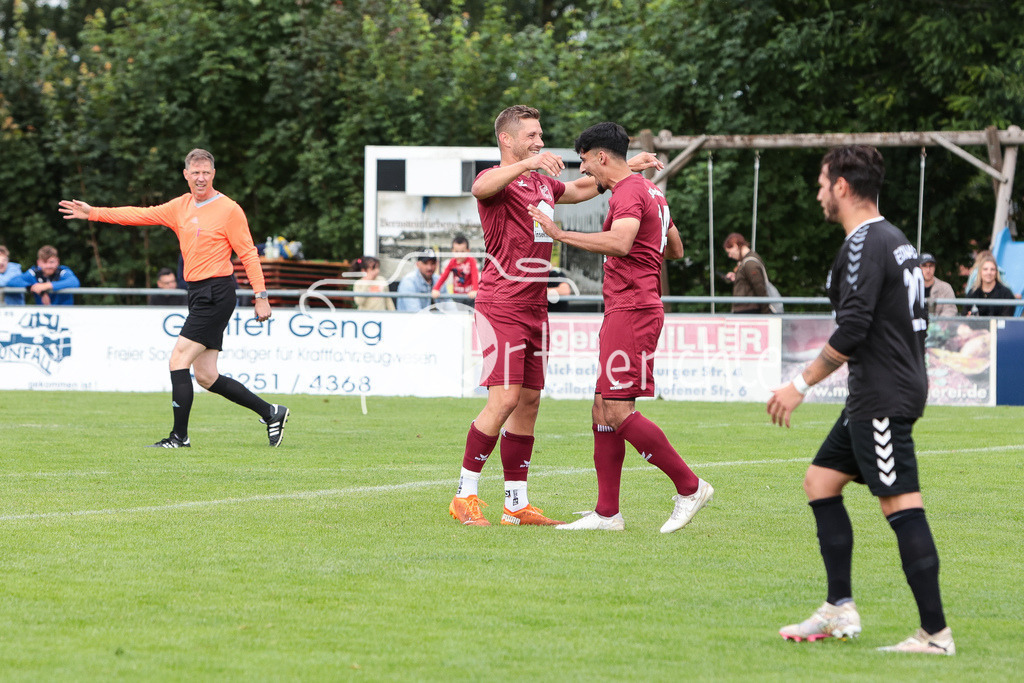 Stadtmeisterschaft Aichach | Finale Ecknach vs Zell / Jubel nach 1-0