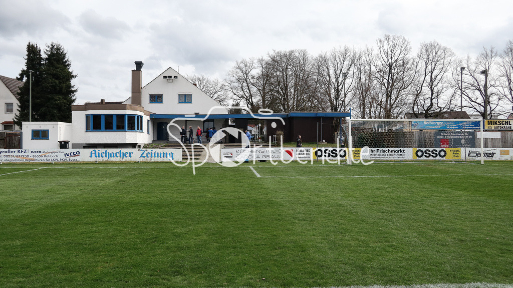BCA-Platz Aichach | Die Heimspielstätte des BC Aichach / Sportplatz an der Schrobenhausener Strasse / Aichach / Bayern / Kreisliga Ost / Bayernliga Süd Meister