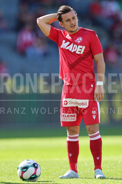 Grazer AK 1902 vs WSG Tirol – Austrian Bundesliga | Graz, Austria, 02.MAY.26 - SOCCER - ADMIRAL Bundesliga, Qualification Group, Grazer AK 1902 vs WSG Tirol. The image shows Christian Lichtenberger (GAK) during warm up.