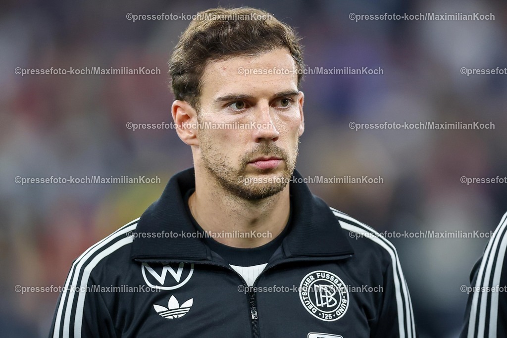 DFB10102502092 | 10.10.2025, Fußball, Länderspiel, Deutschland - Luxemburg, UEFA WM-Qualifikation, 2025/2026, Gruppe A, PreZero Arena in Sinsheim: Leon Goretzka (GER #08) DFB regulations prohibit any use of photographs as image sequences and or quasi-video.