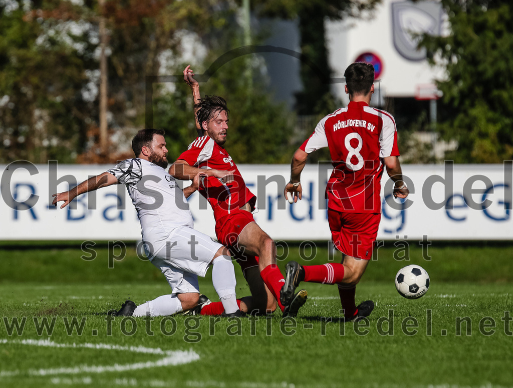 2023-09-09_108_FC_Herzogstadt_II_gegen_SG_Hoerlkofen_Woerth | Erding, Deutschland, 09.09.2023:
Fußball, A-Klassel 2023 / 2024, 6. Spieltag, FC Herzogstadt II gegen SG Hörlkofen/Wörth, Endergebnis: 1:2

Maximilian Ostermair (FC Herzogstadt, #29), Korbinian Nußrainer (SG Hörlkofen/Wörth, #8)

Foto: Christian Riedel / fotografie-riedel.net