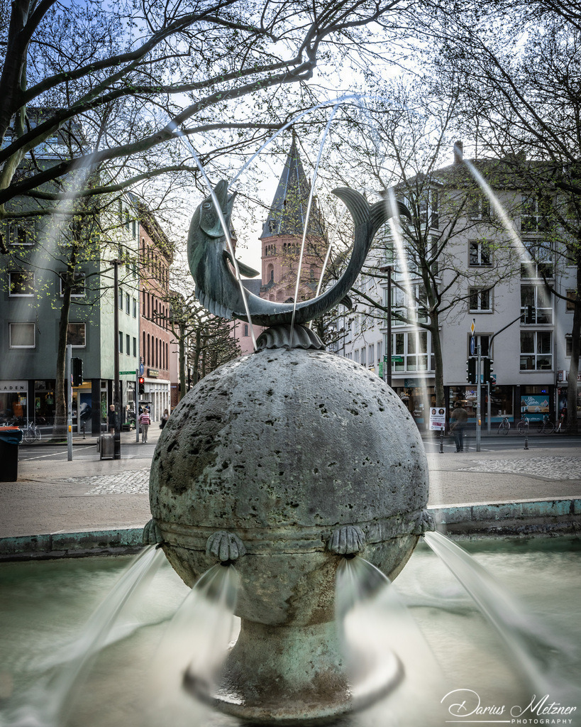 Der Fischtorbrunnen in Mainz | Der Fischtorbrunnen in Mainz am Fischtorplatz