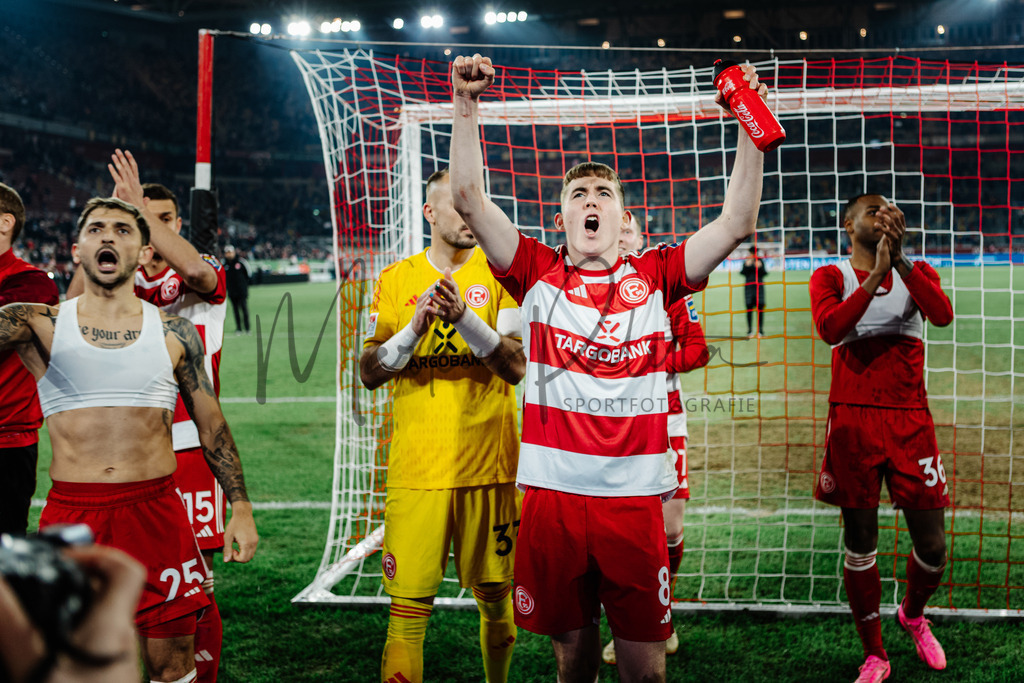 2. Bundesliga, Saison 2023/24, 25. Spieltag: Fortuna Düsseldorf - Hamburger SV | Düsseldorf, 08.03.2024: 2. Bundesliga, 25. Spieltag, Fortuna Düsseldorf gegen Hamburger SV in der Merkur Spiel-Arena in Düsseldorf. Foto: sportfotografie.ms | Markus Paletta - Realisiert mit Pictrs.com