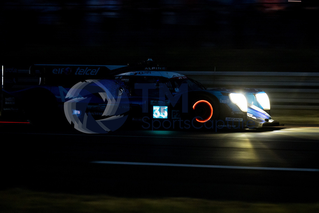 Trainproduction-20230607-2001 | LE MANS,FRANCE,07.Jun.23 - MOTORSPORTS - WEC, FIA World Endurance Championships, 24 Hours of Le Mans, Circuit de la Sarthe, free practice 1. Image shows Andre Negrao (BRA), Olli Caldwell (GBR) and Memo Rojas (MEX/ Alpine ELF Team). Photo: Trainproduction / Matthias Trinkl