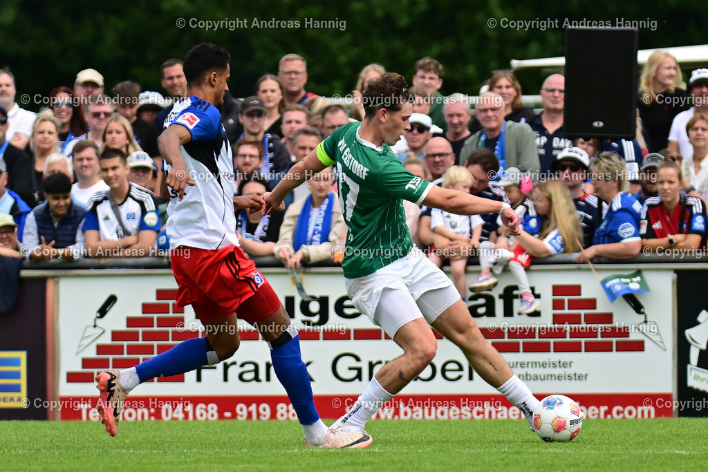 Fußball I Herren I Testspiel  I TSV Elstorf - Hamburger SV I 5.7.2025 | a-hannig - Realisiert mit Pictrs.com