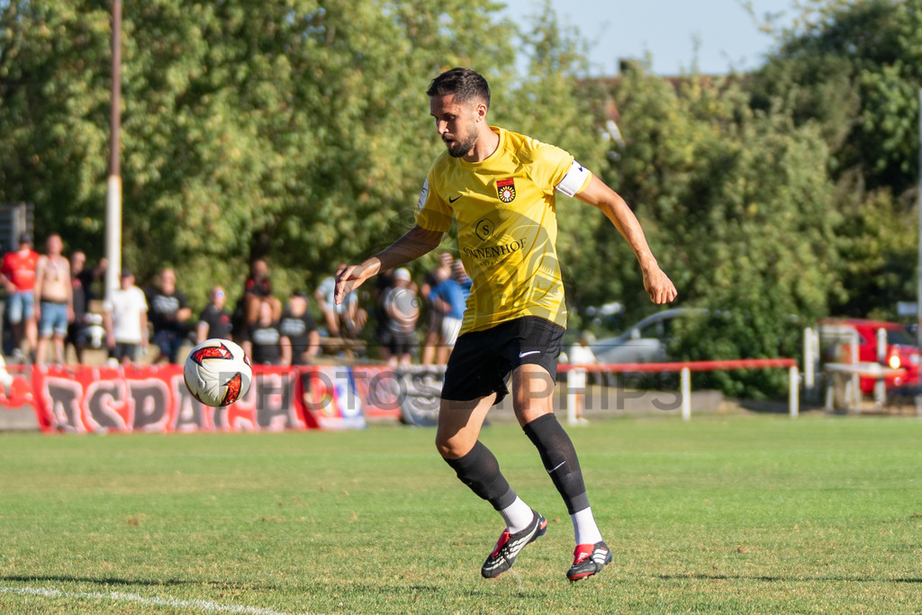 SSV Schwäbisch Hall vs. SG Sonnenhof Großaspach, Fussball, WFV-Pokal, 3. Runde, 11.08.2026 | Volkan Celiktas (SG Sonnenhof Großaspach, #05),SSV Schwäbisch Hall vs. SG Sonnenhof Großaspach, Fussball, WFV-Pokal, 3. Runde, 11.08.2026