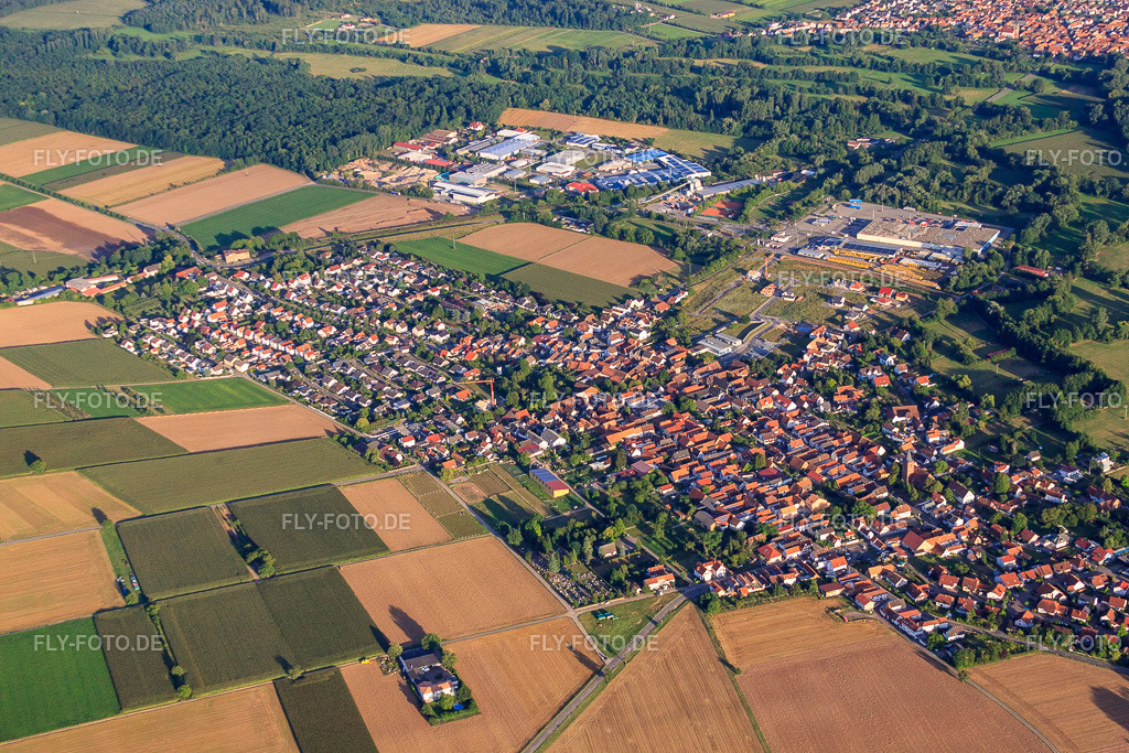 Dorfübersicht aus Nordwesten | Luftbild: Dorfübersicht aus Nordwesten in Rohrbach im Bundesland Rheinland-Pfalz in Deutschland. Foto: IMG_51361.jpg vom 04.08.2012 durch Werner Riehm/FLY-FOTO.de - Realisiert mit Pictrs.com