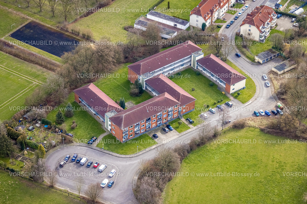 Hamm230214920 | Luftbild, Wohnanlage Bockelweg, Stadtbezirk Heessen, Hamm, Ruhrgebiet, Nordrhein-Westfalen, Deutschland