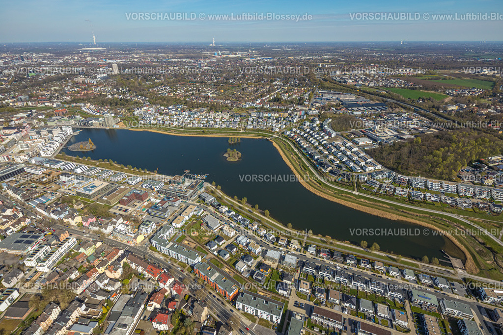 Dortmund220400096 | Luftbild, Phoenix-See, Hörde, Dortmund, Ruhrgebiet, Nordrhein-Westfalen, Deutschland
