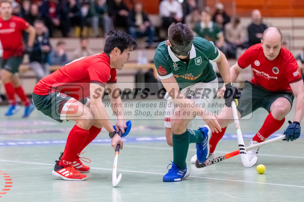 HK_20250110_101209 | 1. Bundesliga Halle Herren Crefelder HTC - Uhlenhorst Mülheim am 10.1.2025 Glockenspitz Halle Krefeld, Krefeld ,