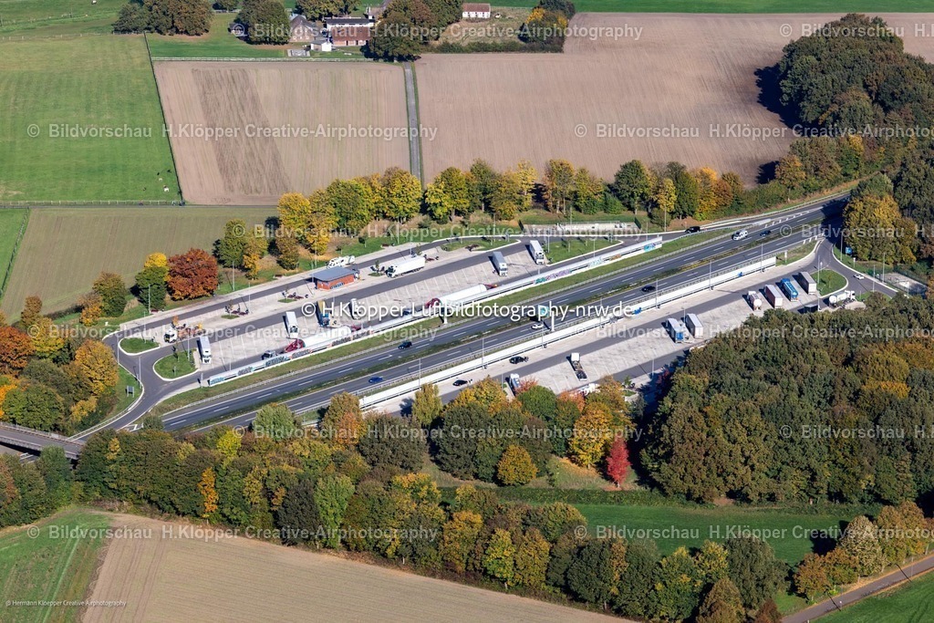 Luftbild Recklinghausen-6789 | Luftbildfotografie Recklinghausen Raststätte BAB - Realisiert mit Pictrs.com