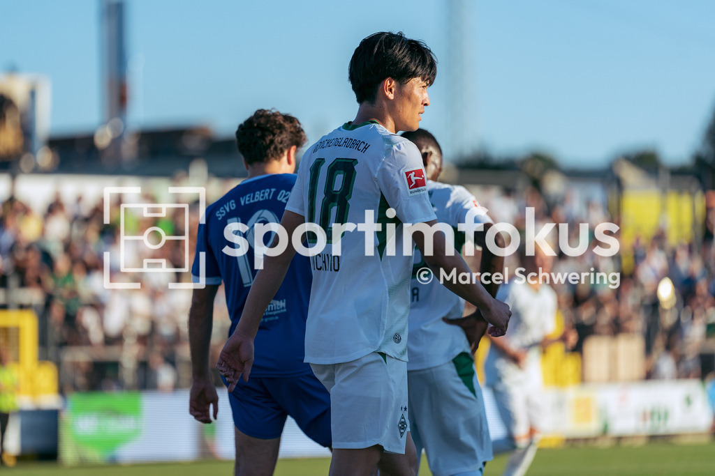 SSVg Velbert 02 – Borussia Mönchengladbach | Shuto Machino (Borussia Mönchengladbach). Testspiel zwischen der SSVg Velbert 02 und Borussia Mönchengladbach in Velbert, 12.08.2026. Endstand: 0:8. sportimfokus / Marcel Schwering - Realisiert mit Pictrs.com