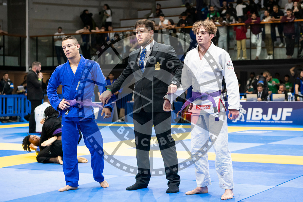 20240123PBB01840 | Fighters compete during the second day of the IBJJF European Championship in Paris, France, on January 23, 2024.