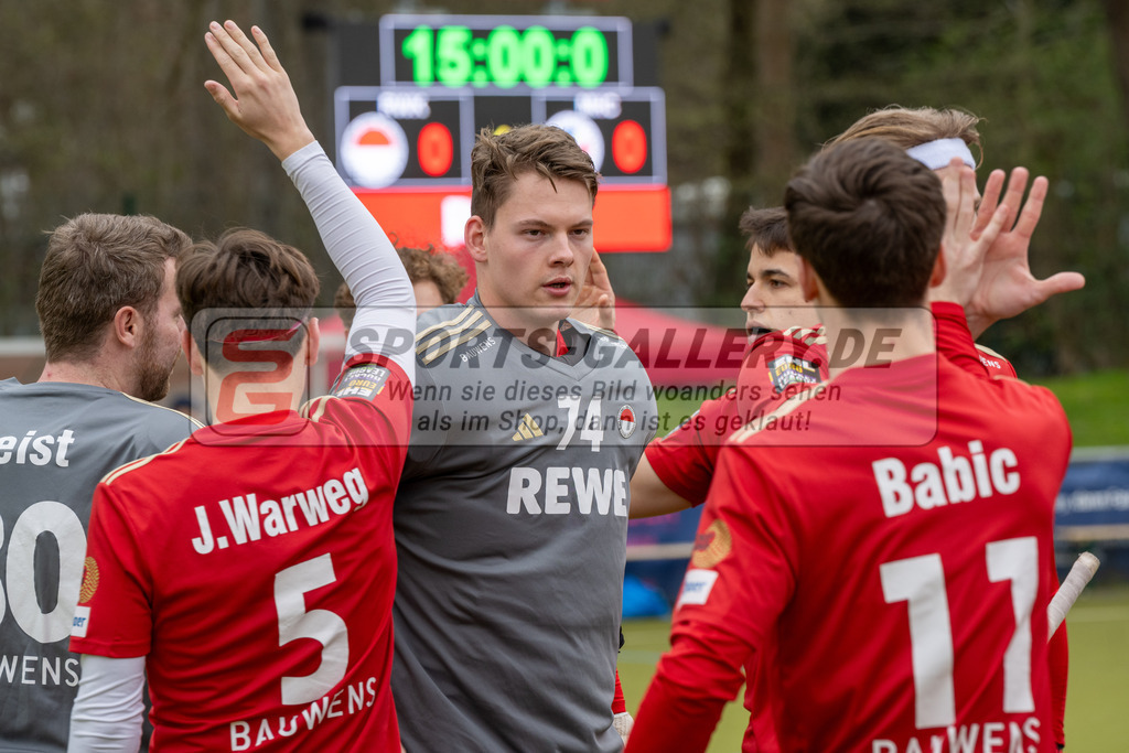 SFE_20240316_0024 | Köln, Deutschland, 16.03.2024:  in Aktion waehrend des Spiels der Feldhockey 1. Bundesliga Herren zwischen Rot-Weiss Köln - Mannheimer HC im KTHC Stadion Rot-Weiss Köln Tennis and Hockey Club am 16.03.2024 in Köln, Deutschland. (Foto von Stephan Fehrmann)

Köln, Germany, 16.03.2024:  in action during the game of Feldhockey 1. Bundesliga Herren between Rot-Weiss Köln - Mannheimer HC in KTHC Stadion Rot-Weiss Köln Tennis and Hockey Club at 16.03.2024 in Köln, Deutschland. (Foto von Stephan Fehrmann)