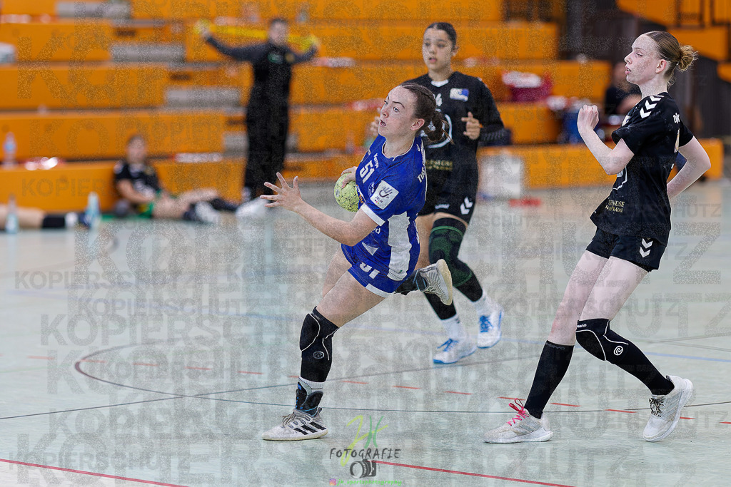 Quali-Turnier JBL wJA; DJK SF Budenheim - TuS Steißlingen | Quali-Turnier JBL wJA; DJK SF Budenheim - TuS Steißlingen am 31.05.2025 in Oberkleen (Weidig-Halle)Photo © 2025 - Jörg Heinrich - Realisiert mit Pictrs.com