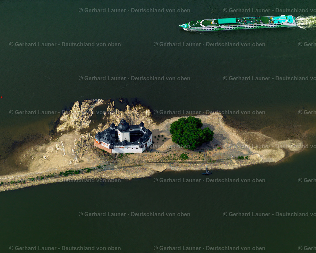 3126175 | Rhein an der Burg Pfalzgrafenstein