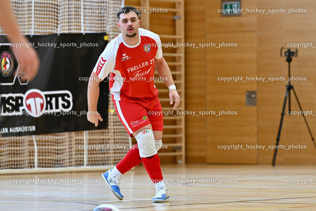 LPSV-Kärnten vs. FUTSAL versli.at Klagenfurt | #23 Mateo Cagalj LPSV-Kärnten, LPSV-Kärnten vs. FUTSAL versli.at Klagenfurt, LPSV-Kärnten vs. FUTSAL versli.at Klagenfurt am 01.02.2026 in Villach (Ballspielhalle St. Martin), Austria, (Photo by Bernd Stefan)