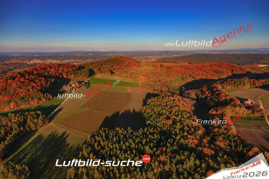 Die Luftaufnahme Kordigast - Weismain wurde 2017 mittels Flugzeug (keine Drohne) erstellt. Perfekte Schärfe und Druck- Auflösung- Garantiert!