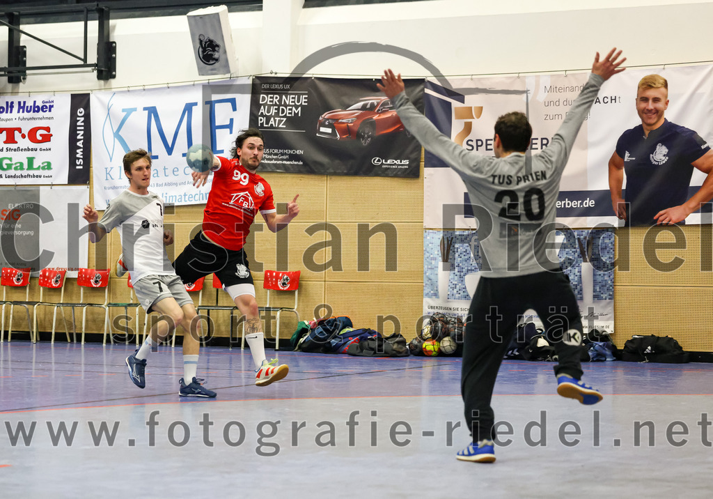 2023-04-01_006_SV_Anzing_gegen_TuS_Prien | Anzing, Deutschland, 01.04.2023:
Handball, Bezirksliga 2022 / 2023, 12. Spieltag, SV Anzing gegen TuS Prien, Endergebnis: 

Foto: Christian Riedel / fotografie-riedel.net