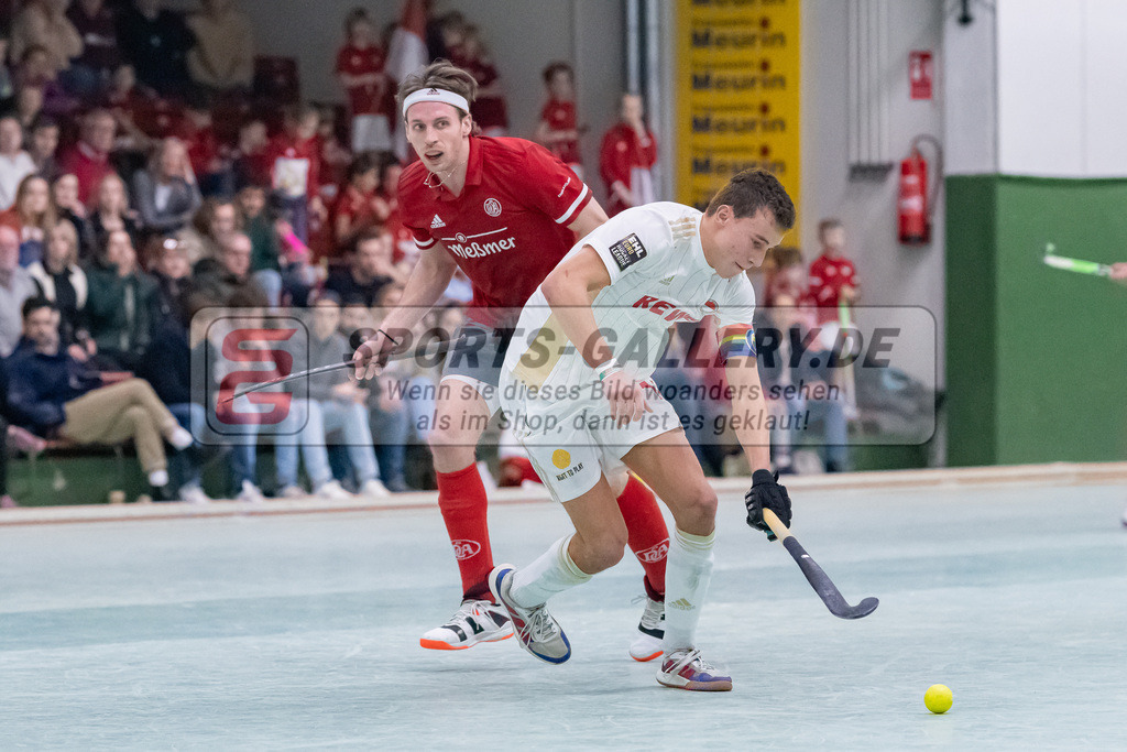 HK_20230128_103645 | 1. Bundesliga 1/4 Finale ( Herren ) Rot-Weiss Köln - Club an der Alster am 28.1.2023 Rot-Weiss Köln  , Köln , Antheus Barry ( Rot-Weiss Köln #16 )