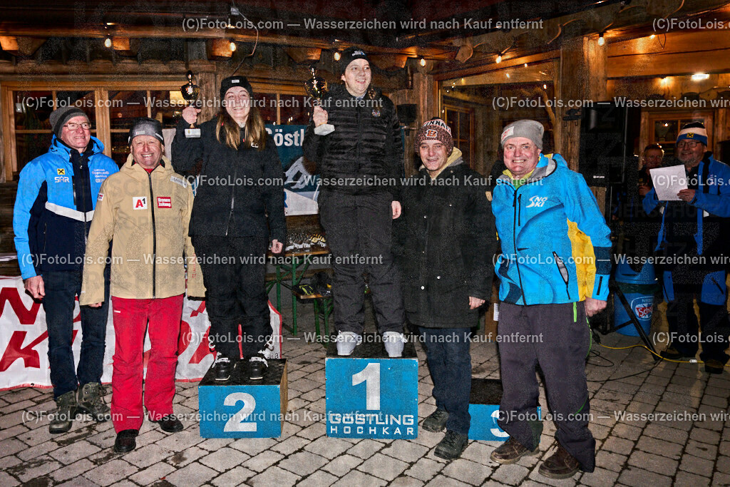 ALP9477_NOe-BetriebsSKI-LM_Siegerehrung | (C)FotoLois.com, Alois Spandl. 51. Niederösterreichische LandesBetriebs-Skimeisterschaften, best of two, Almlift-Piste Hochkar, LSV - Schiclub Göstling-Hochkar, Fr 16. Februar 2024.