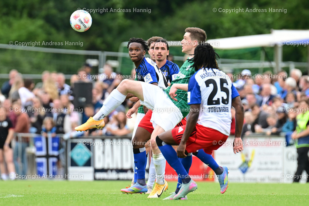 Fußball I Herren I Testspiel  I TSV Elstorf - Hamburger SV I 5.7.2025 | a-hannig - Realisiert mit Pictrs.com