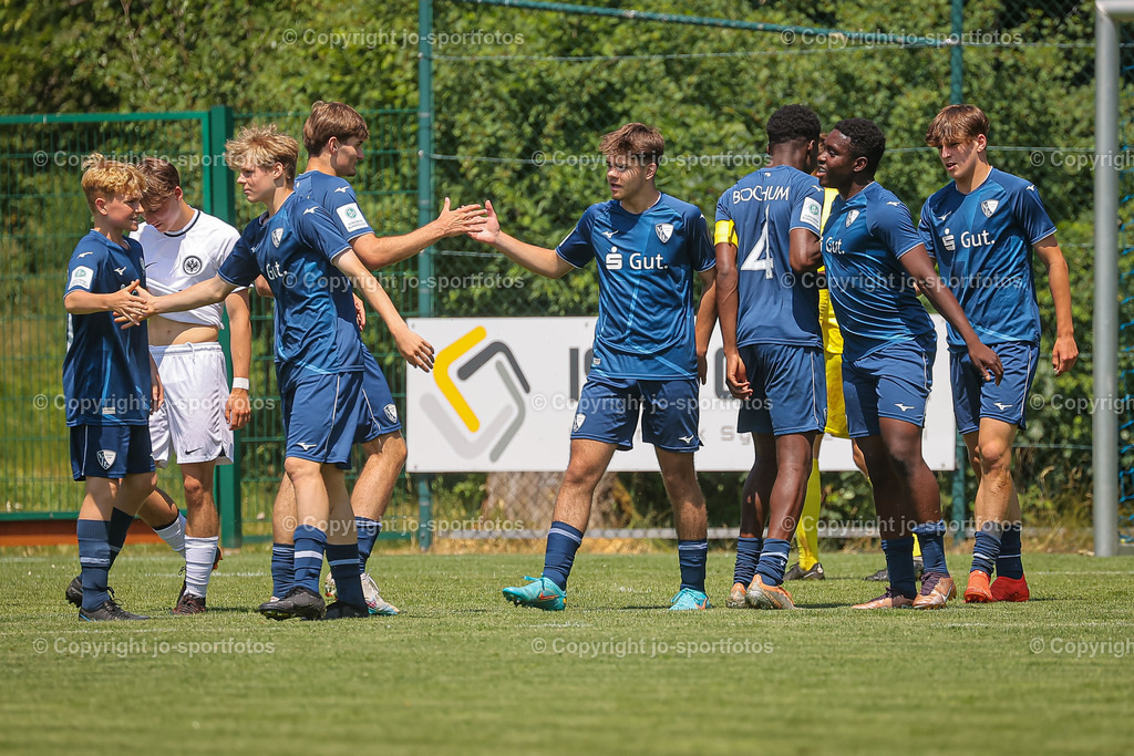 BQ3I5982 | 17.06.2023; Testspiel; Rasenplatz Offdilln; VfL Bochum U17 - Eintracht Frankfurt U17; Ergebnis: 3:1 (1:1)