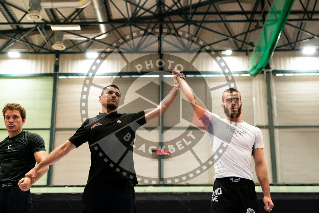 20250906PBB1421 | Fighters compete during the ADCC European Trials  competition in Warsaw, Poland, on September 6, 2025.