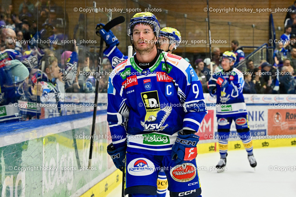 EC IDM WÄRMEPUMPEN VSV vs. Vienna Capitals | #9 Alexander Rauchenwald EC VSV, EC IDM WÄRMEPUMPEN VSV vs. Vienna Capitals, EC IDM WÄRMEPUMPEN VSV vs. Vienna Capitals am 16.11.2025 in Villach (Stadthalle Villach), Austria, (Photo by Bernd Stefan)