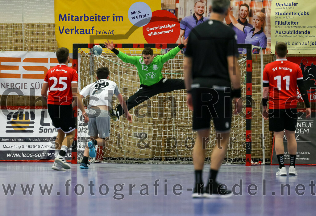 2023-04-01_099_SV_Anzing_gegen_TuS_Prien | Anzing, Deutschland, 01.04.2023:
Handball, Bezirksliga 2022 / 2023, 12. Spieltag, SV Anzing gegen TuS Prien, Endergebnis: 

Foto: Christian Riedel / fotografie-riedel.net