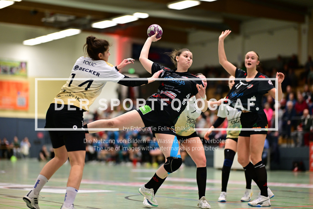 Handball I Frauen I Saison 2024-2025 I 2. HBF I 20. Spieltag I HL Buchholz 08-Rosengarten - Bergischer HC I 12261 | Der Sportfotograf. - Realisiert mit Pictrs.com