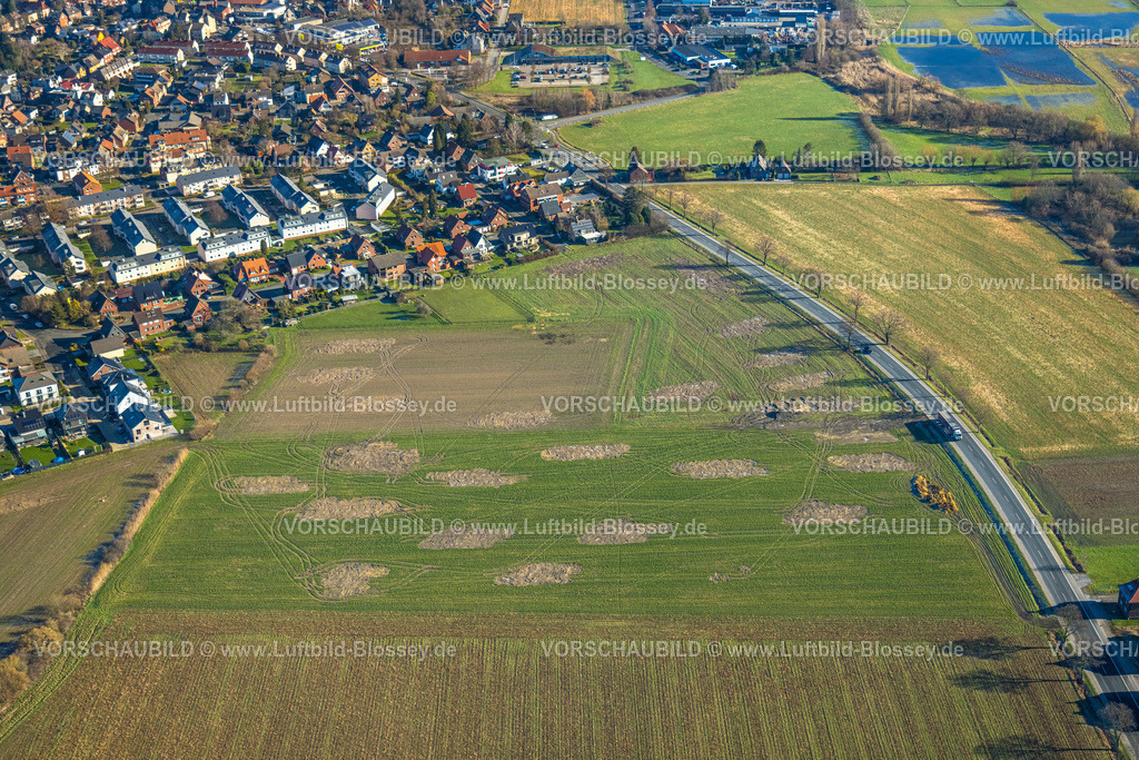 Werne230203104 | Luftbild, Geplante Bebauung von der Vinckestraße bis Am Bellingholz, Lünener Straße, Werne, Ruhrgebiet, Nordrhein-Westfalen, Deutschland