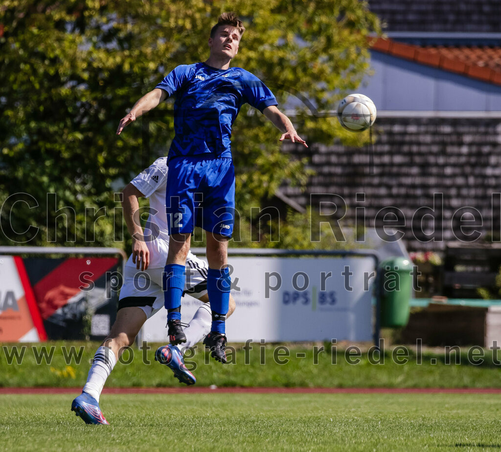 2023-09-02_087_SG_Markt_Schwaben_gegen_TSV_Hohenbrunn | Markt Schwaben, Deutschland, 02.09.2023:
Fußball, Kreisklasse 2023 / 2024, 3. Spieltag, (SG) Markt Schwaben gegen TSV Hohenbrunn, Endergebnis: 2:0

Daniel Keber (TSV Hohenbrunn, #12)

Foto: Christian Riedel / fotografie-riedel.net
