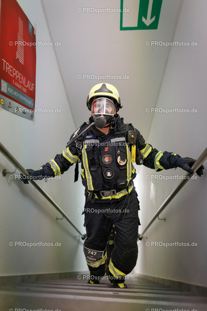 KölnTurm Treppenlauf; Köln, 03.08.2025 | Impressionen vom KölnTurm Treppenlauf am 03.08.2025 in Köln (Nordrhein-Westfalen). 
