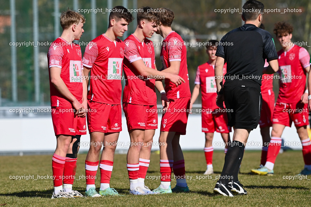 SC Landskron vs. WAC St. Andrä Juniors 11.3.2023 | #20 Jakob Frauwallner, #8 Marvin Maier, #23 Matteo Müller