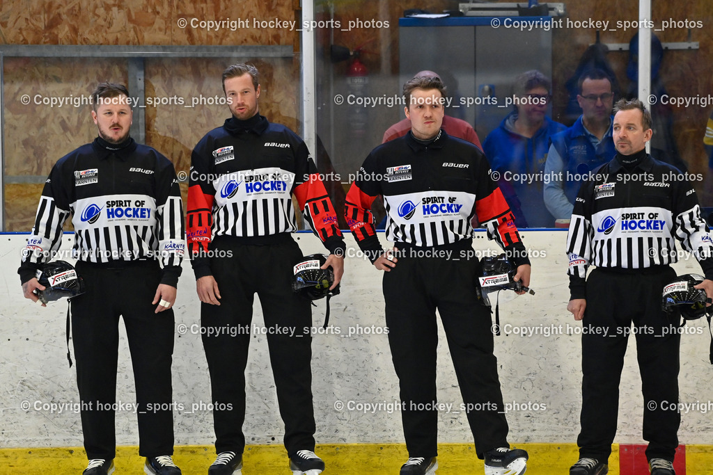 1. EHC Althofen vs. ESC Sparkasse Steindorf  | Wucherer Gerald Referee, OREL Stephan Referee, UNTERWEGER Dominik Referee, Holzer Daniel Referee, 1. EHC Althofen vs. ESC Sparkasse Steindorf , 1. EHC Althofen vs. ESC Sparkasse Steindorf  am 08.03.2026 in Althofen (Stadthalle Althofen), Austria, (Photo by Bernd Stefan)