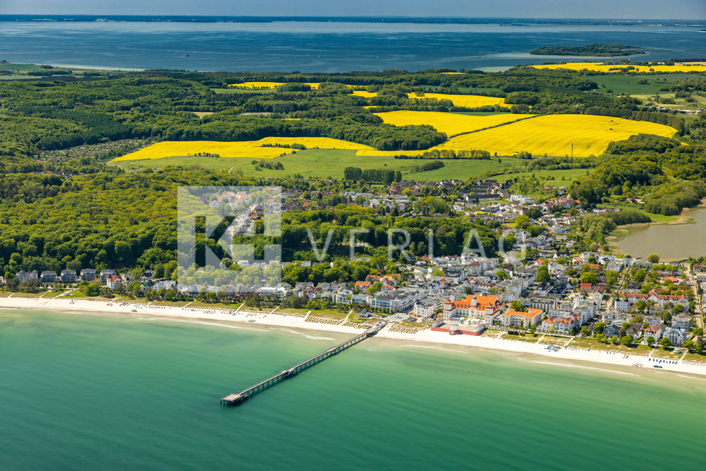 Wandbild-Binz-Luftbild-Ostsee-0U3A3394 | Luftbild Ostseebad Binz &nbsp;- das größte Seebad auf der Insel Rügen - Realisiert mit Pictrs.com