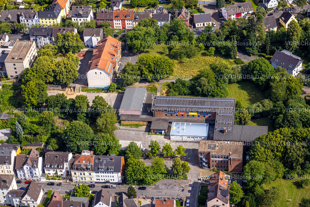 Witten230701157 | Luftbild, Otto-Schott-Gesamtschule (früher Overbergschule) Rhienscher Berg sowie Bruchschule, Witten, Ruhrgebiet, Nordrhein-Westfalen, Deutschland