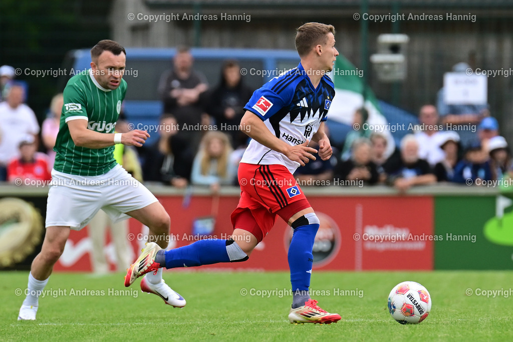 Fußball I Herren I Testspiel  I TSV Elstorf - Hamburger SV I 5.7.2025 | a-hannig - Realisiert mit Pictrs.com