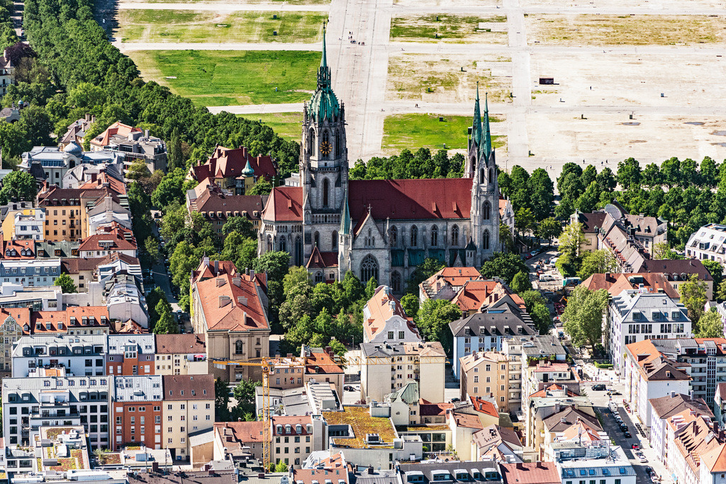dr__0027561.jpg | MüNCHEN 24.05.2019 Kirchengebäude St. Pauls Kirche in München im Bundesland Bayern, Deutschland. // Church building St. Pauls Kirche in Munich in the state Bavaria, Germany. Foto: Daniel Reiter