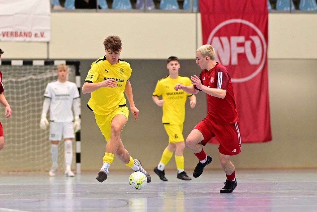 Futsal I Junioren I Saison 2024-2025 I NORDFV Regionalmeisterschaft I 082835 | Der Sportfotograf. - Realisiert mit Pictrs.com