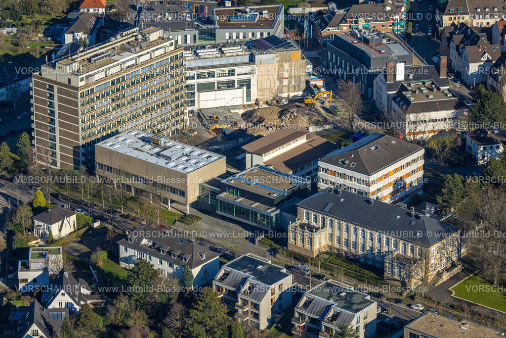 Muelheim230201533 | Luftbild, Max-Planck-Institute mit Baustelle, Holthausen - West, Mülheim an der Ruhr, Ruhrgebiet, Nordrhein-Westfalen, Deutschland