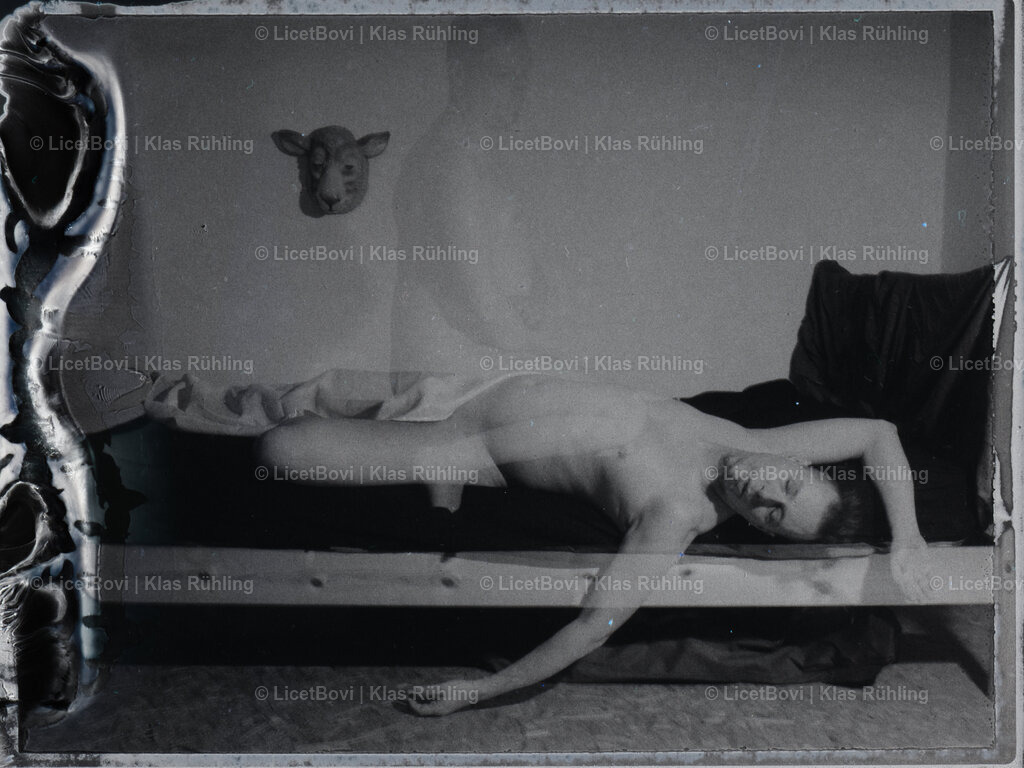 Der Nachtmahr  | Scan von Sofortbild-Negativ (Fuji FP-3000B, 2013) - Realisiert mit Pictrs.com