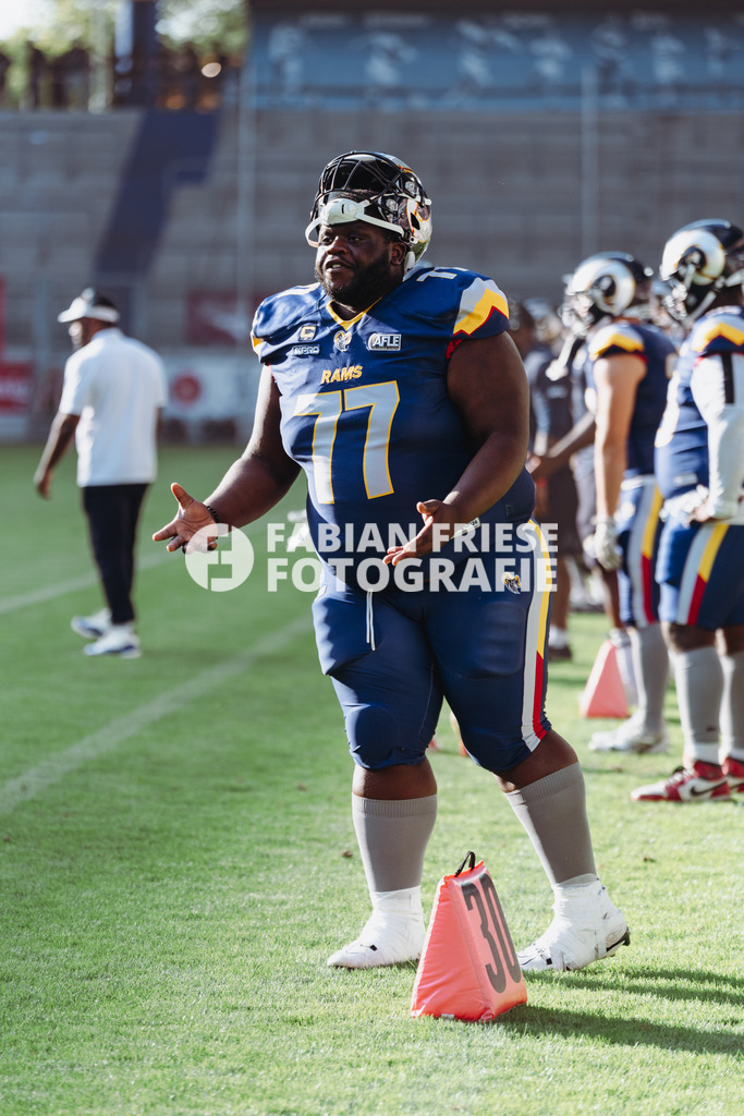 GER Rhein Fire vs. Alpine Rams, American Football, AFLE, Saison 2026, 01.08.2026 | GER Rhein Fire vs. Alpine Rams, American Football, AFLE, Saison 2026, 01.08.2026Foto: Eibner-Pressefoto/Fabian Friese - Realisiert mit Pictrs.com