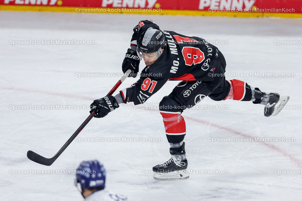 KEC22122401025 | 22.12.2024, Eishockey, DEL, Kölner Haie - Straubing Tigers, Spieltag 29, Lanxess-Arena Köln: Moritz Müller (Kölner Haie #91)