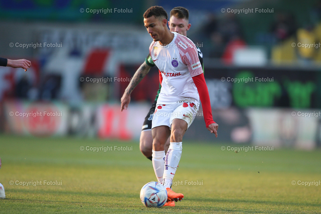 A_LUI_20230304_0015 | SPORT FUSSBALL ADMIRAL BUNDESLIGA SV RIED VS AUSTRIA WIEN
IM BILD: Manuel Polster (FK Austria Wien)

FOTO:FOTOLUI/UW
