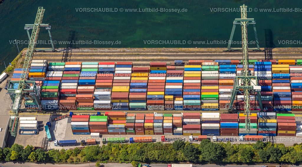 Dortmund220705442 | Luftbild, Hafen Dortmund, Container Terminal, Hafen, Dortmund, Ruhrgebiet, Nordrhein-Westfalen, Deutschland