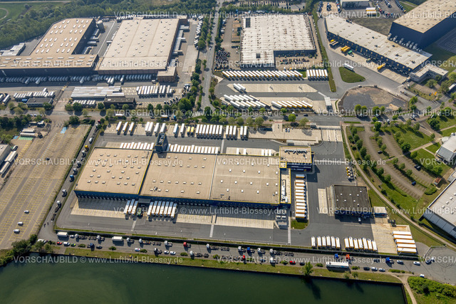 Herne240500006 | Luftbild, Gewerbegebiet Friedrich der Große am Herner Meer, Dachser SE Logistikdienst und UPS Center Herne Logistikdienst, Horsthausen, Herne, Ruhrgebiet, Nordrhein-Westfalen, Deutschland
