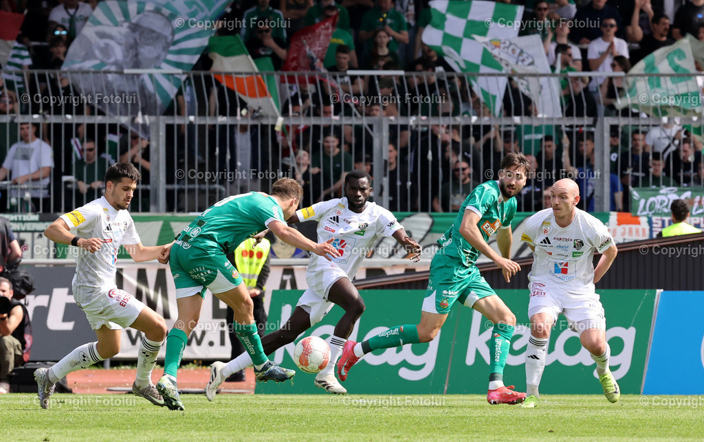 A_LUI_200425_26 | SPORT FUSSBALL ADMIRAL BUNDESLIGA 20.04.25 IM BILD:  (WAC) UND  (RAPID) FOTO:FOTOLUI/MW