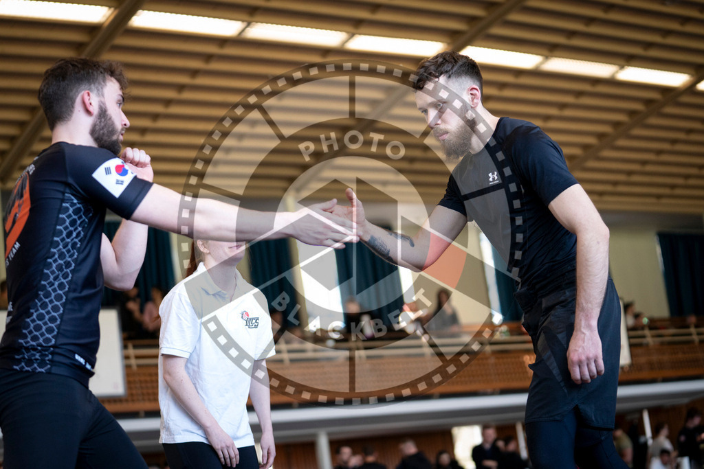 20240309PBB5557 | Fighters compete during the International Luta Livre (ILLCS) Spring Championship in Hannover, Germany, on March 9, 2024.